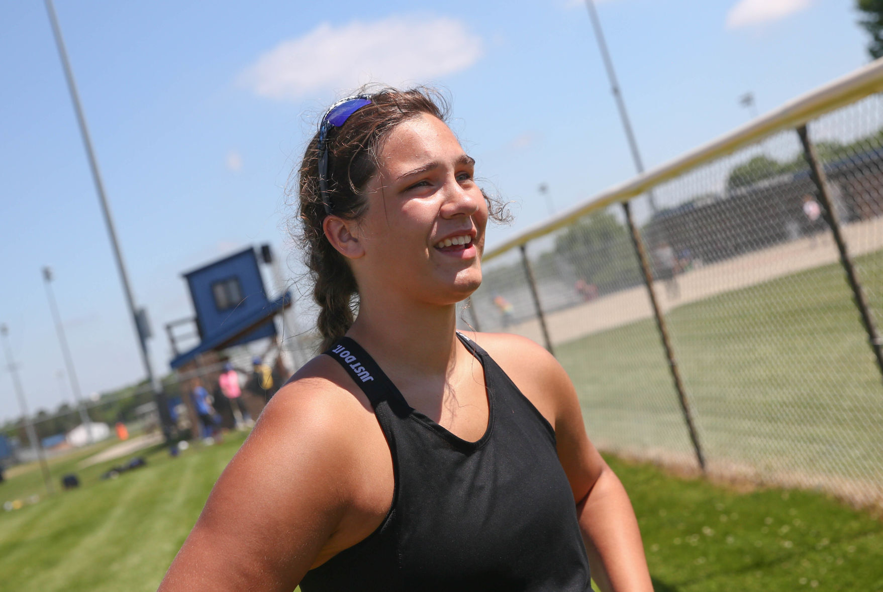 Central Springs softball practice 1